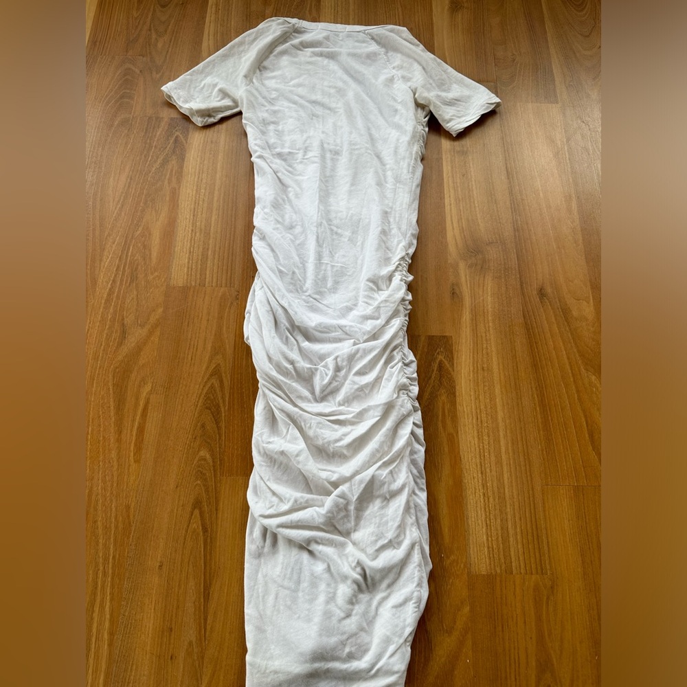 James Perse, white soft T-shirt dress